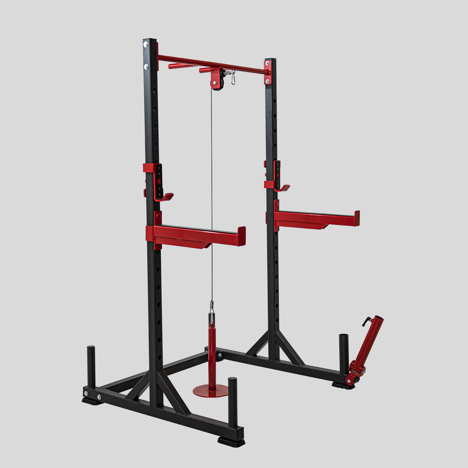 Squat Rack with Pulley