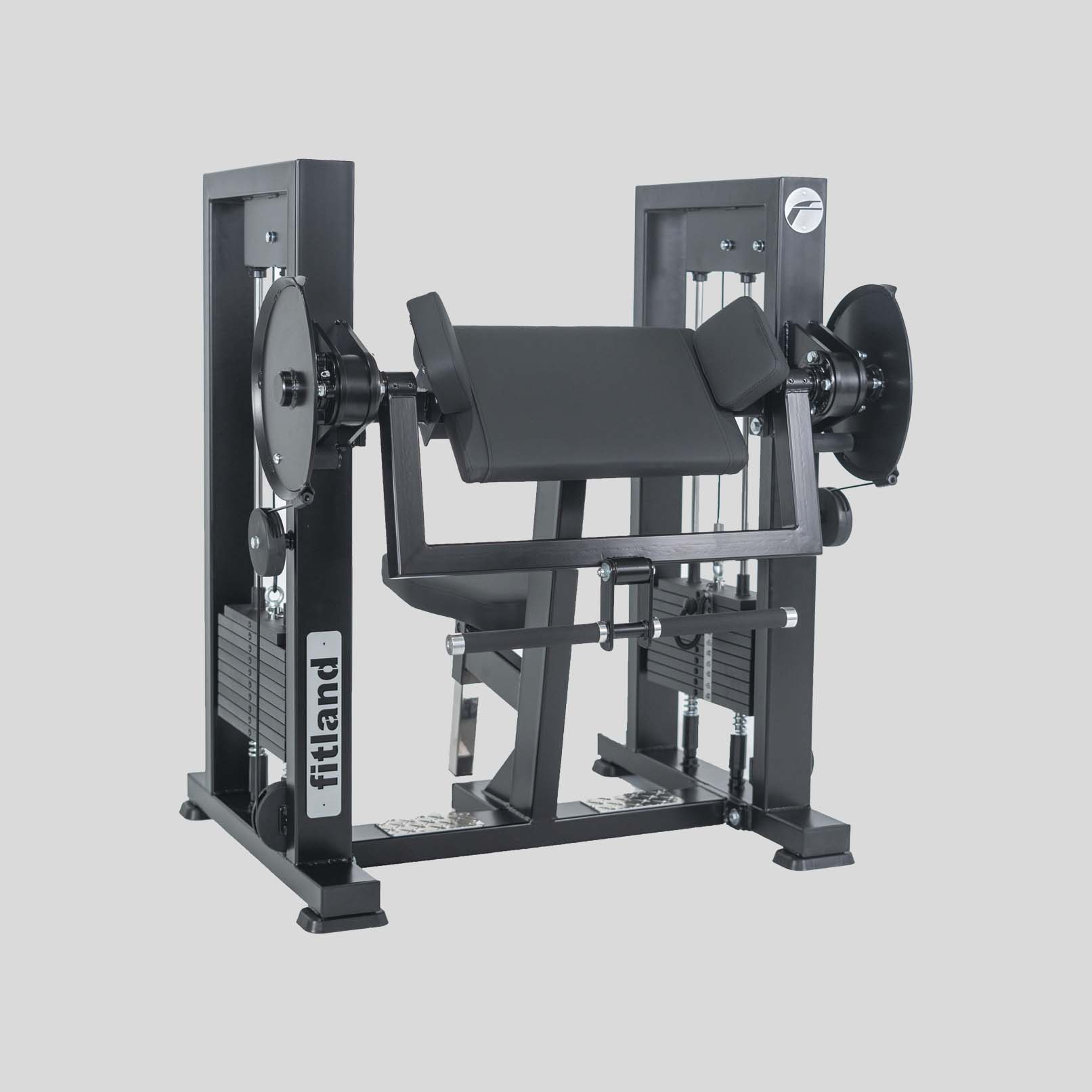 Seated Biceps Curl - Dual Tower — Image 1/1